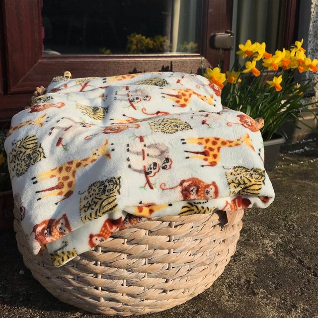 Handmade Super Soft Fleece Blankets Cozy Comfort for Every Season Home Ambiance Siop Sioned independent gift shop in the heart of North Wales
